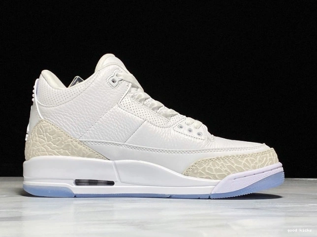 Cheap Triple 3 Jordan White Retro Air 136064-111 0728